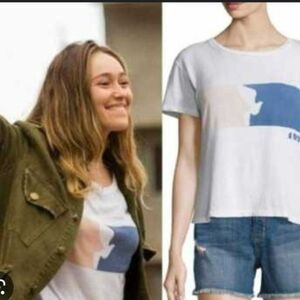 Current/Elliott T Shirt Worn by Alicia Clark As Seen In Fear The Walking Dead